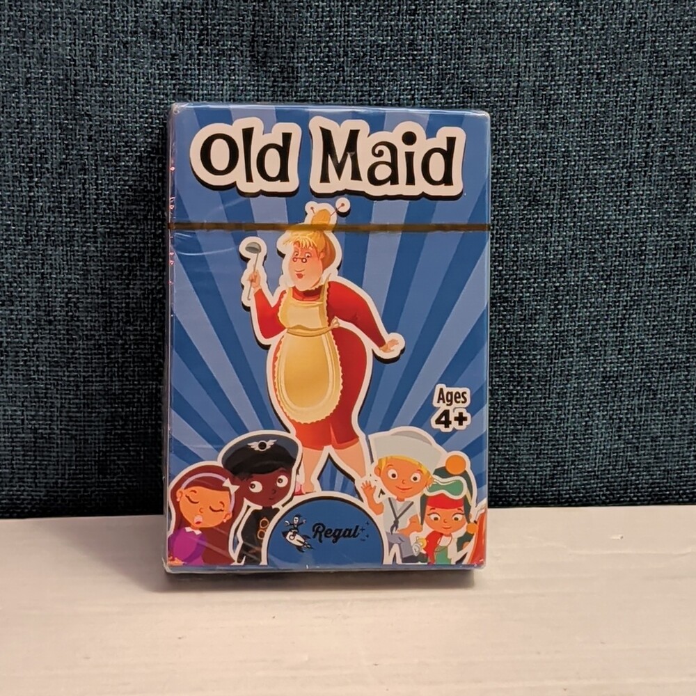 Regal Games Old Maid Card Game Kids Classic Family Travel New Sealed Ages 4+